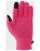 4F Παιδικά γάντια φλις για κορίτσια φουξ
